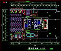 辦公室裝修平面圖